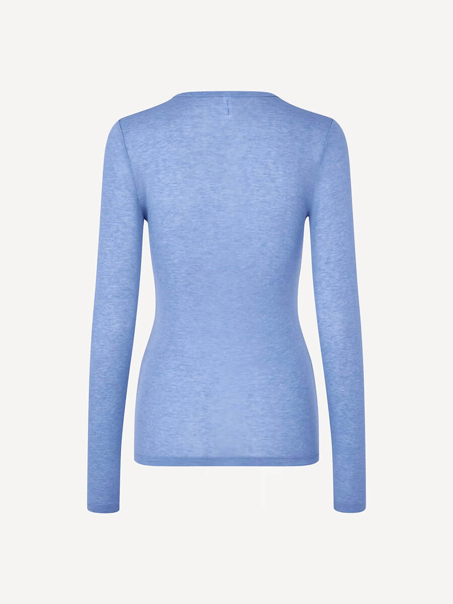 Samsoe Samsoe - Sadou T-Shirt LS - Della Robbia Blue