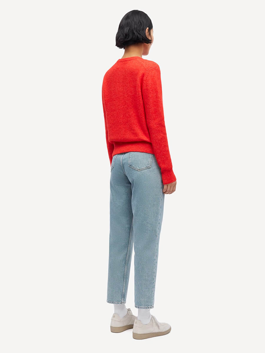 SAMSOE SAMSOE - Nor Short Cardigan - Flame Scarlet 3