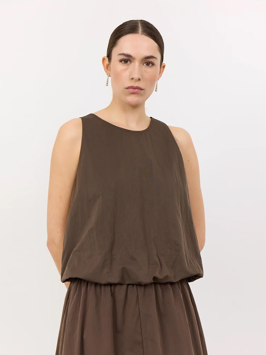 Levete Room - LR-Lea 1 Top - Dark Brown