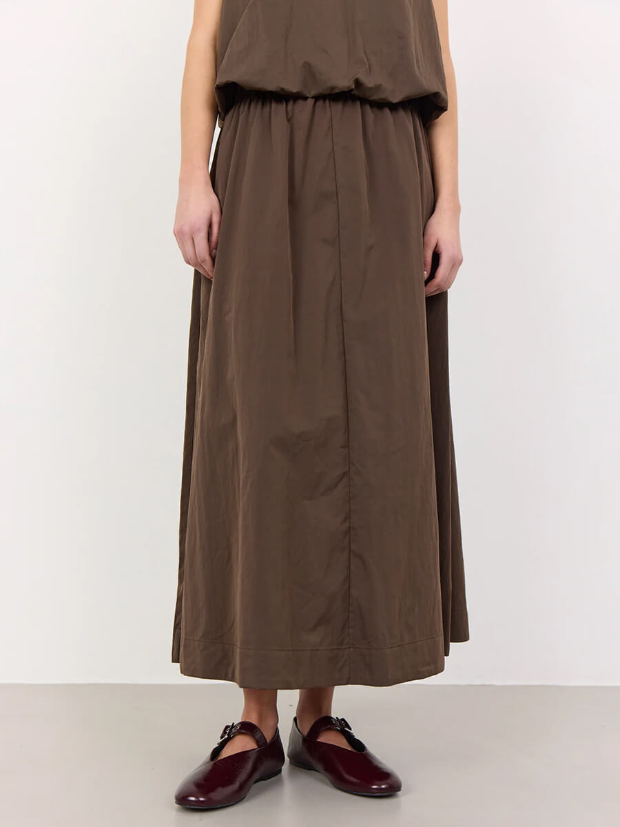 Levete Room - LR-Lea 2 Skirt - Dark Brown