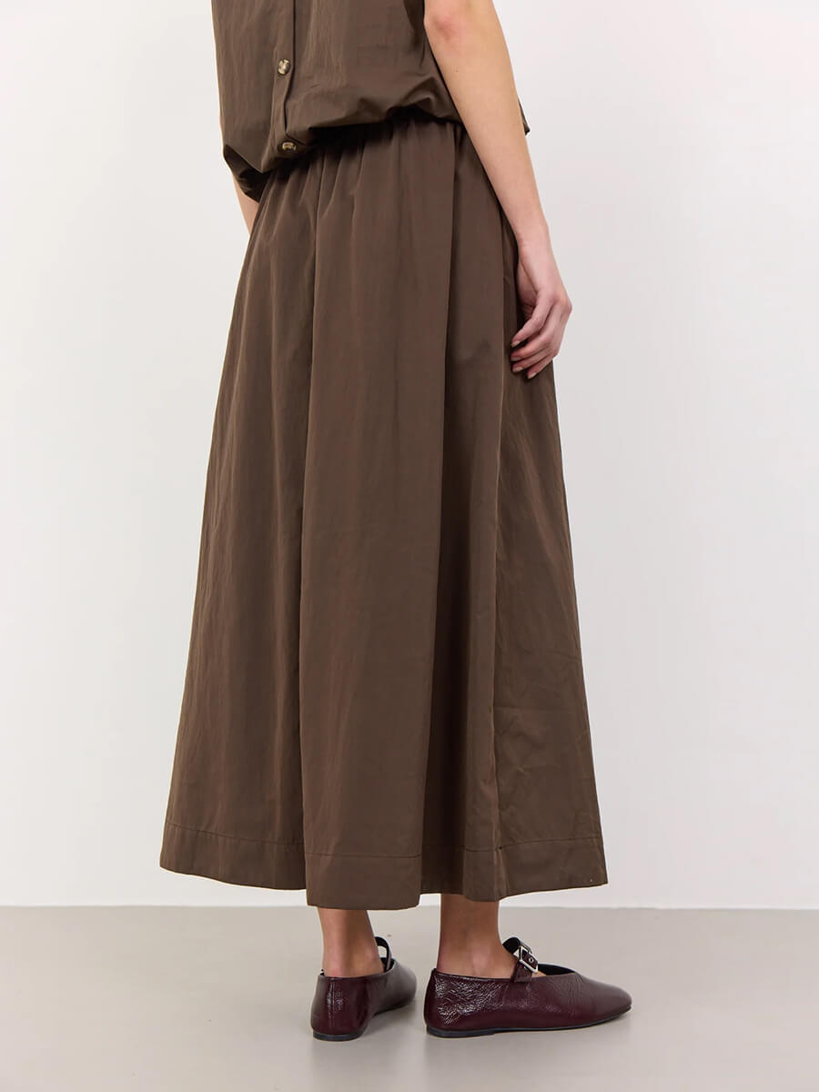 Levete Room - LR-Lea 2 Skirt - Dark Brown