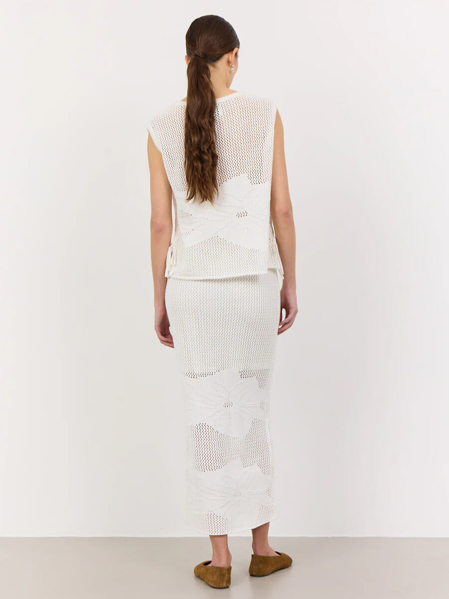 Levete Room - LR-Lian 2 Skirt - Off White