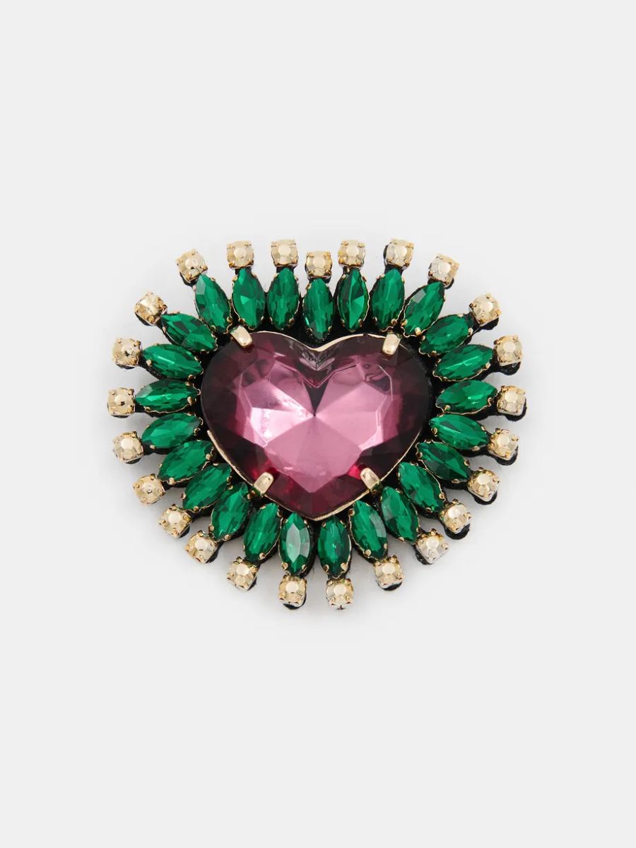 Koeur Heart Brooch - Forest Whisper