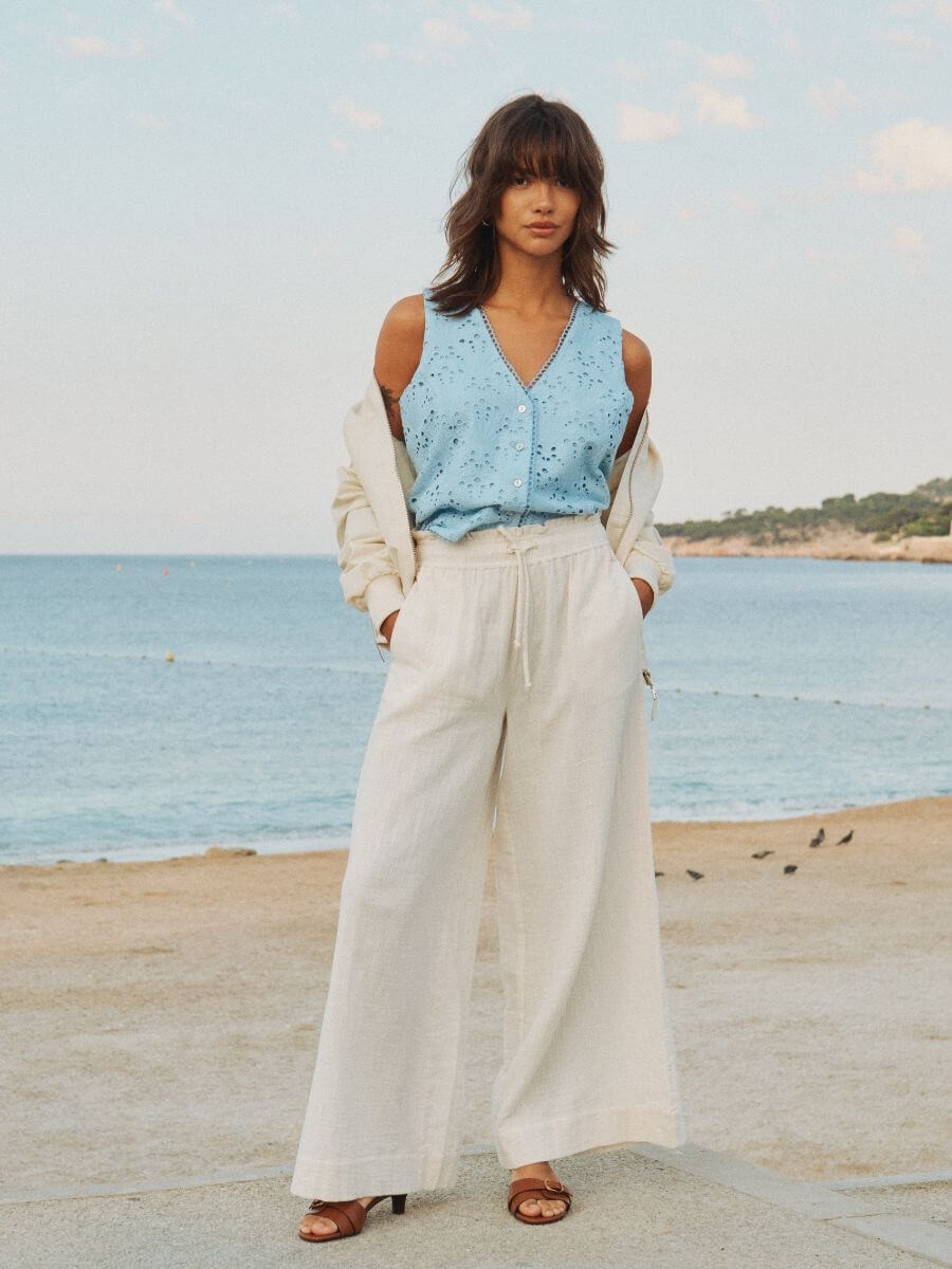 NUMPH
Nathalia Pants - Whitecap Grey