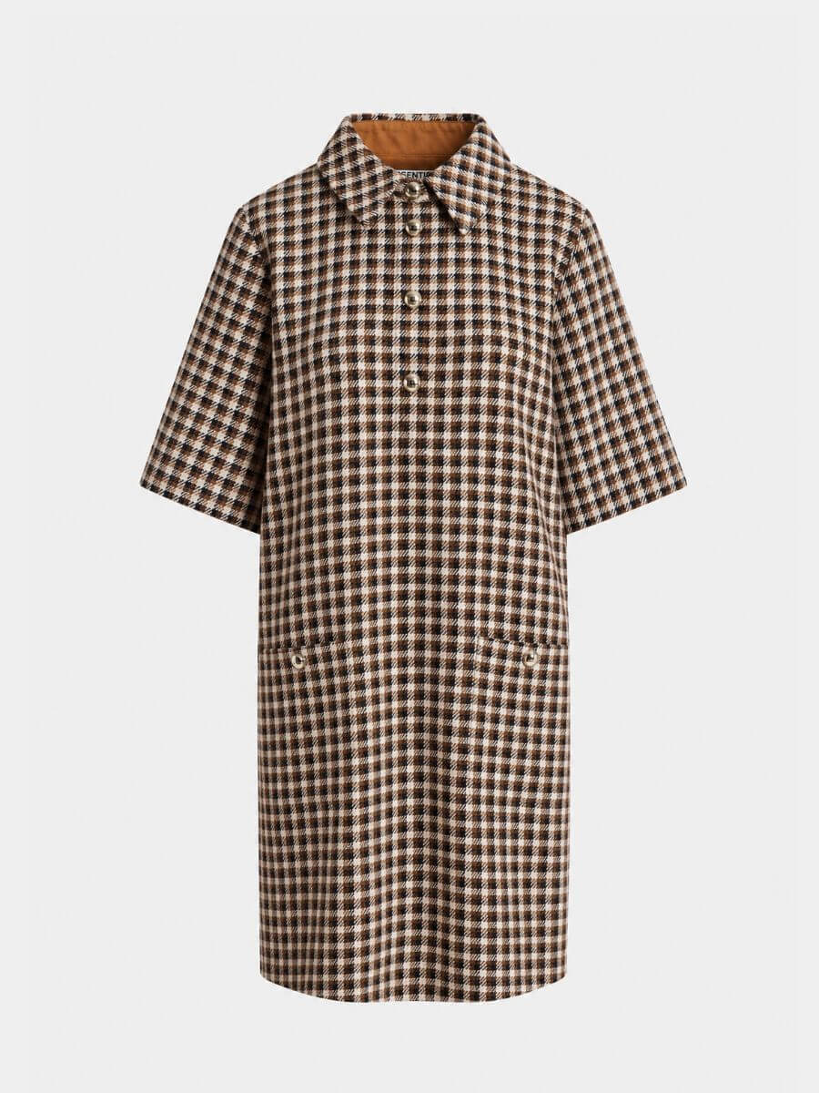 Essentiel Antwerp - Kooky Shirt Dress - Brown Sugar