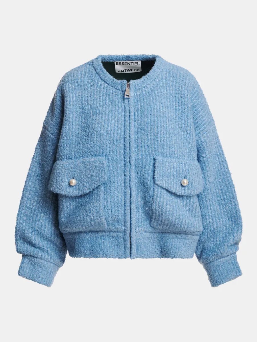 Kanada Knitted Jacket - Azure Affair