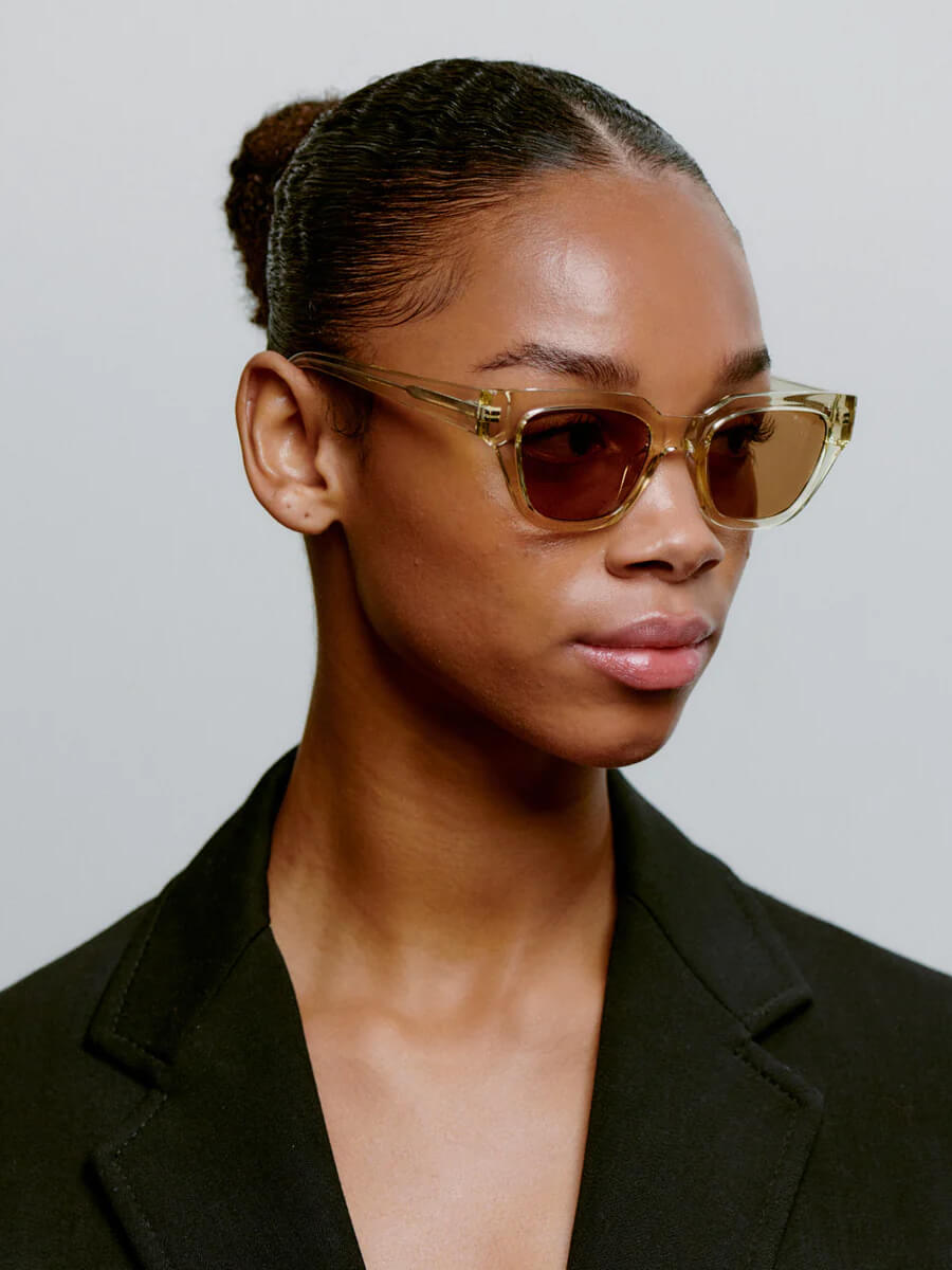 A.KJÆRBEDE Kaws Sunglasses - Ecru
