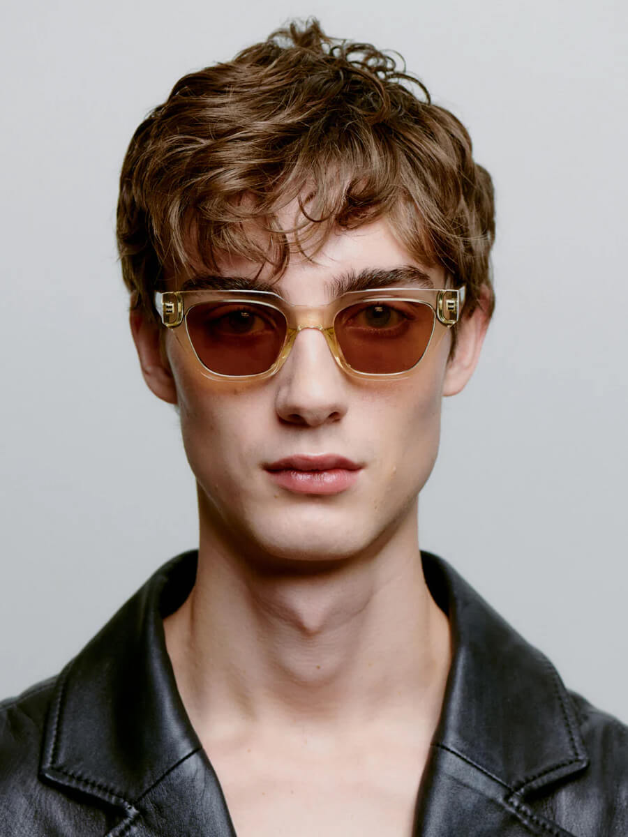A.KJÆRBEDE Kaws Sunglasses - Ecru
