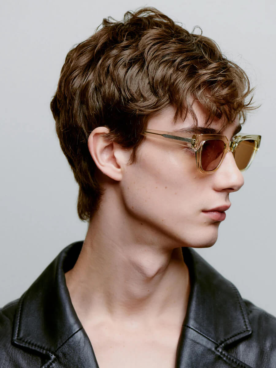 A.KJÆRBEDE Kaws Sunglasses - Ecru