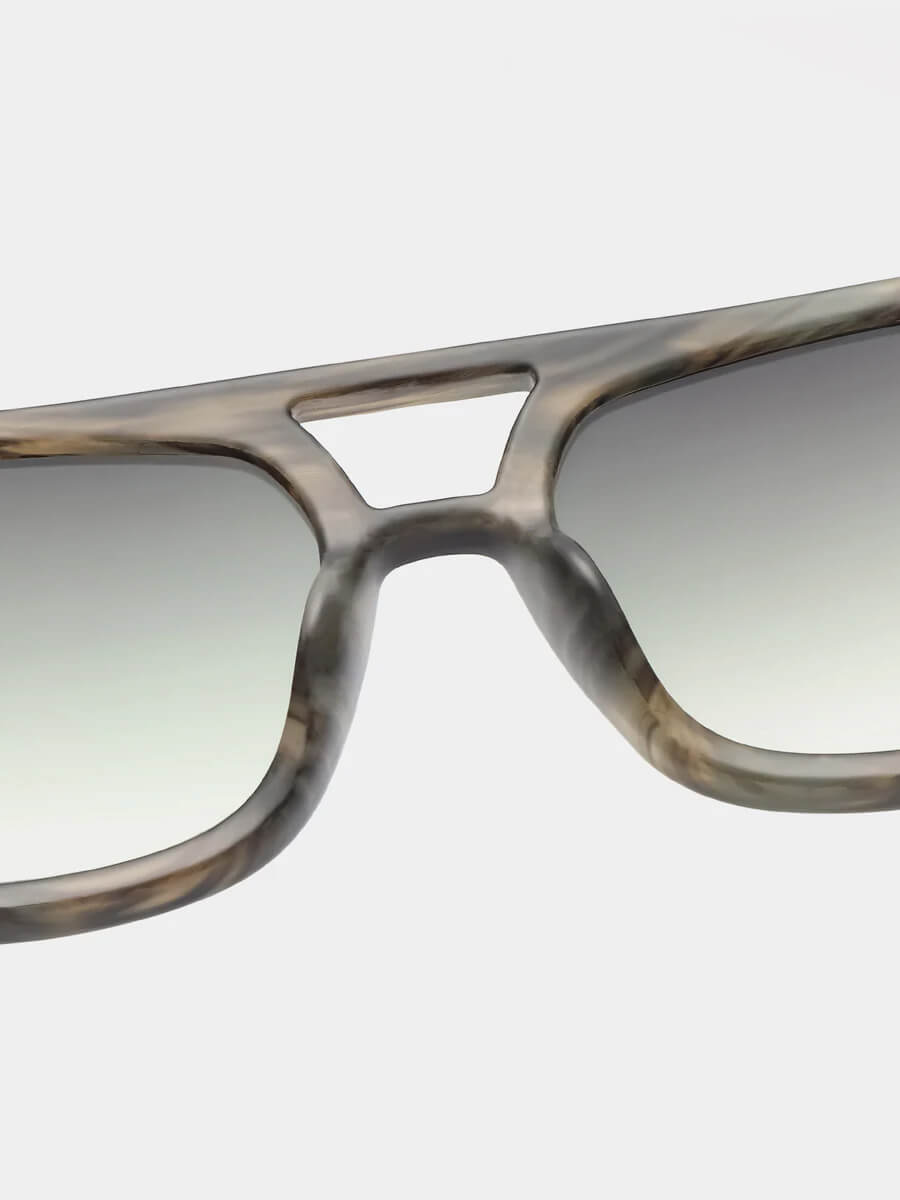 A.KJÆRBEDE Kaya sunglasses - Striped Horn