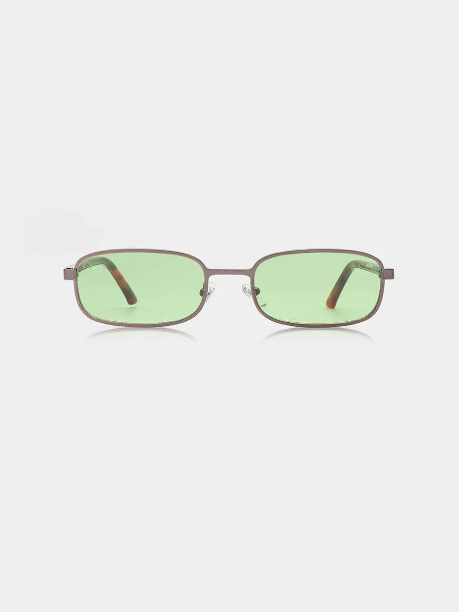 A.Kjaerbede Noah Sunglasses in Matte Gun Metal Havana