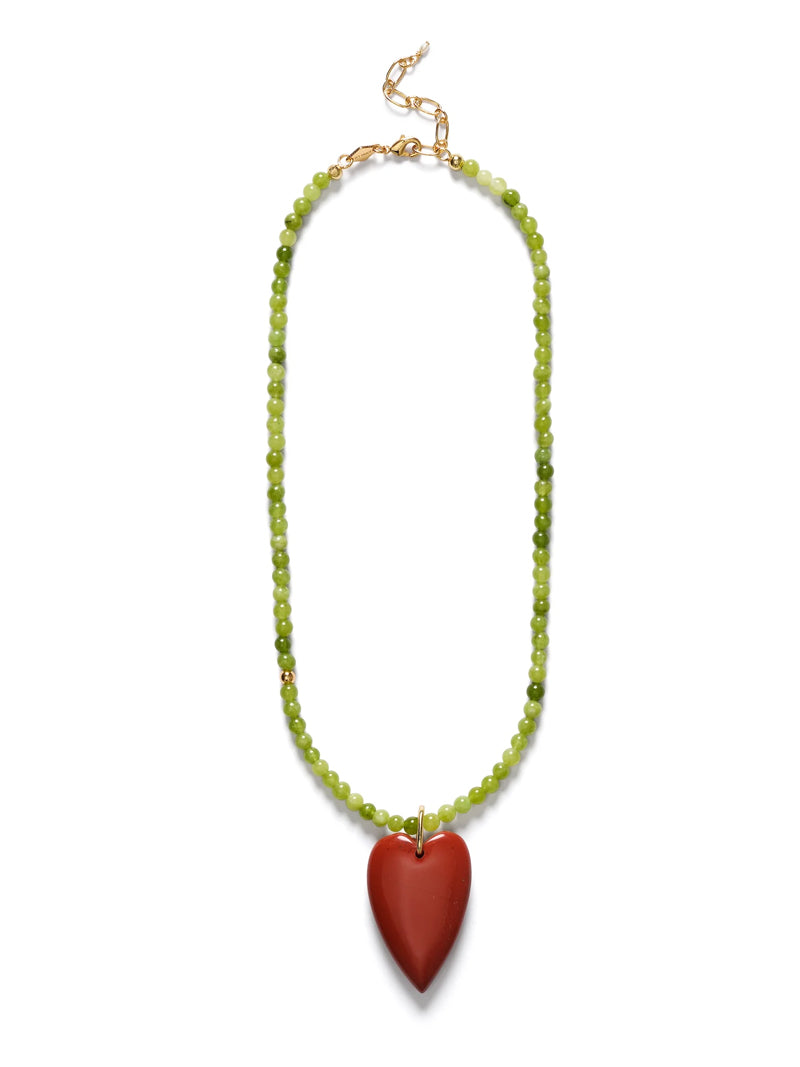 ANNI LU
Grasshopper Necklace - Avocado Oil