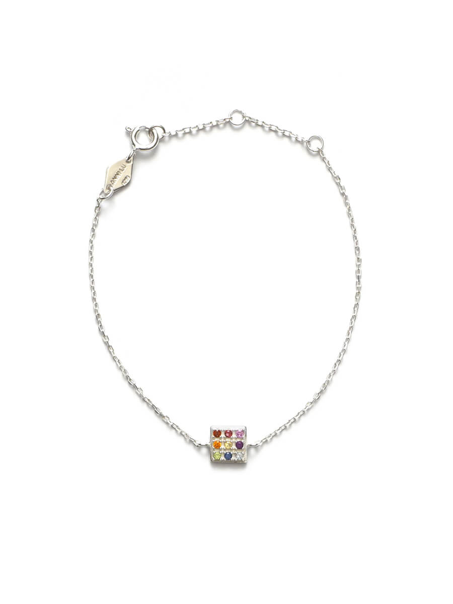 ANNI LU Nine Dots Bracelet - Silver Mix