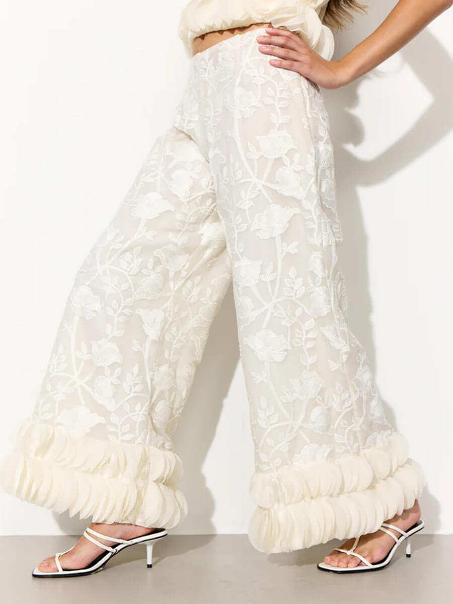 Aiko Trousers - Cream