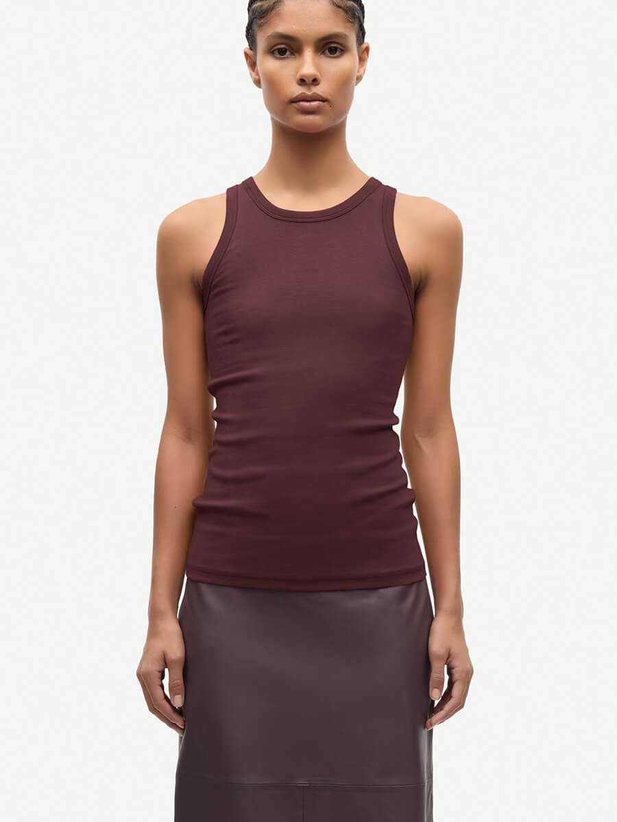 Samsoe Samsoe Alexo Tank - Fudge