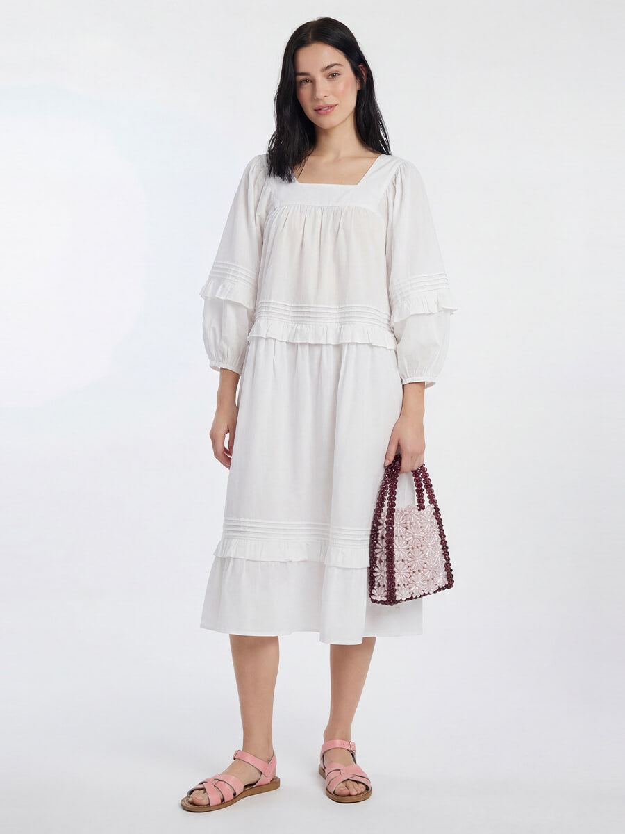 Skall - Alice Dress - White