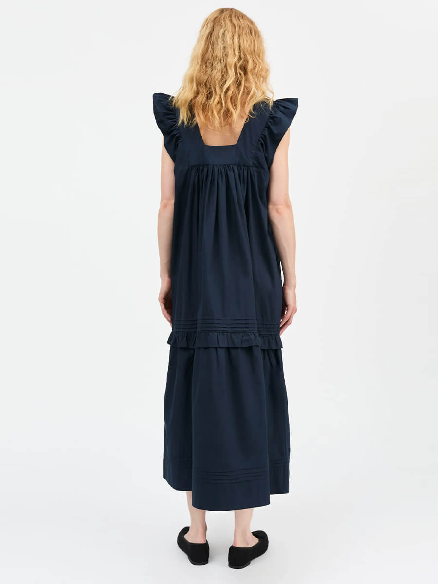Skull Alina Dress - Navy