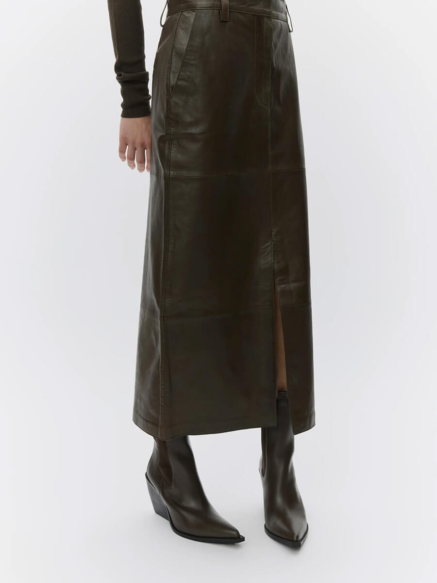 DAY BIRGER ET MIKKELSEN Anna Leather Skirt