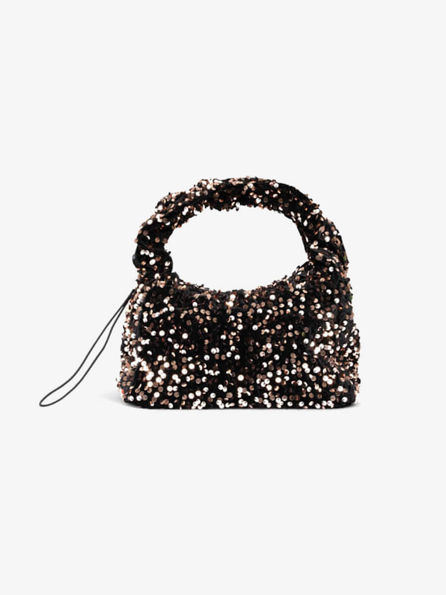 SUI AVA Anne Sequins Bag - Brown