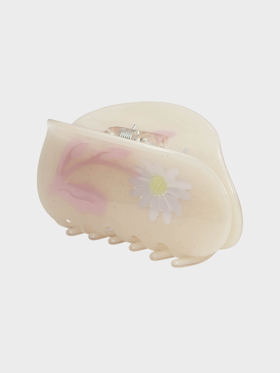 Sui Ava Annette Flower Big - White