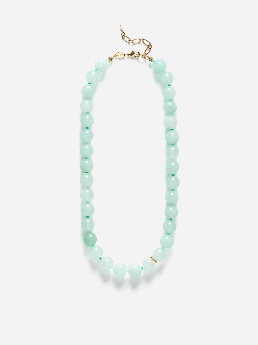 Anni Lu Ball Necklace - Seafoam