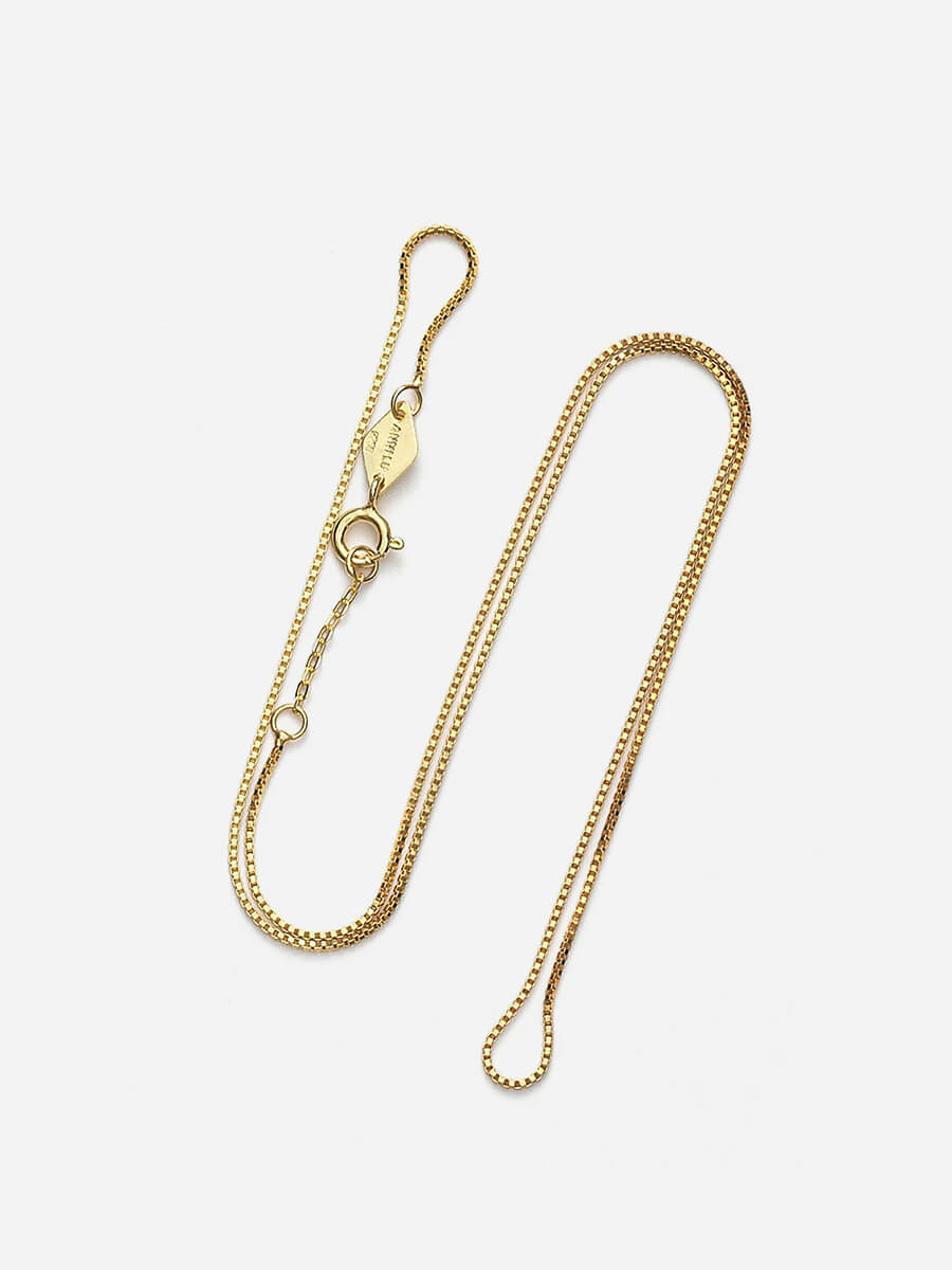 Anni-Lu-Box-Chain-Necklace-52cm-Gold