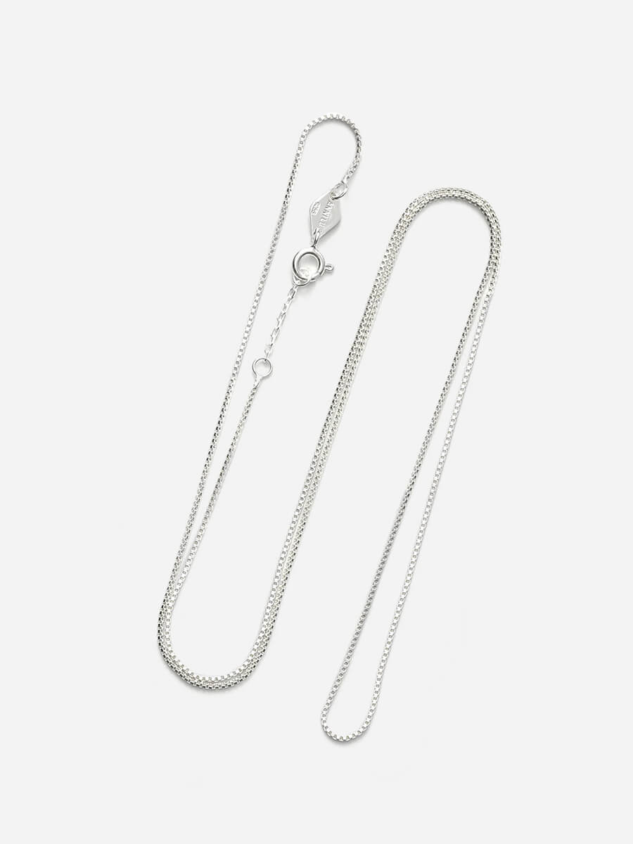 Anni-Lu-Box-Chain-Necklace-52cm-Silver