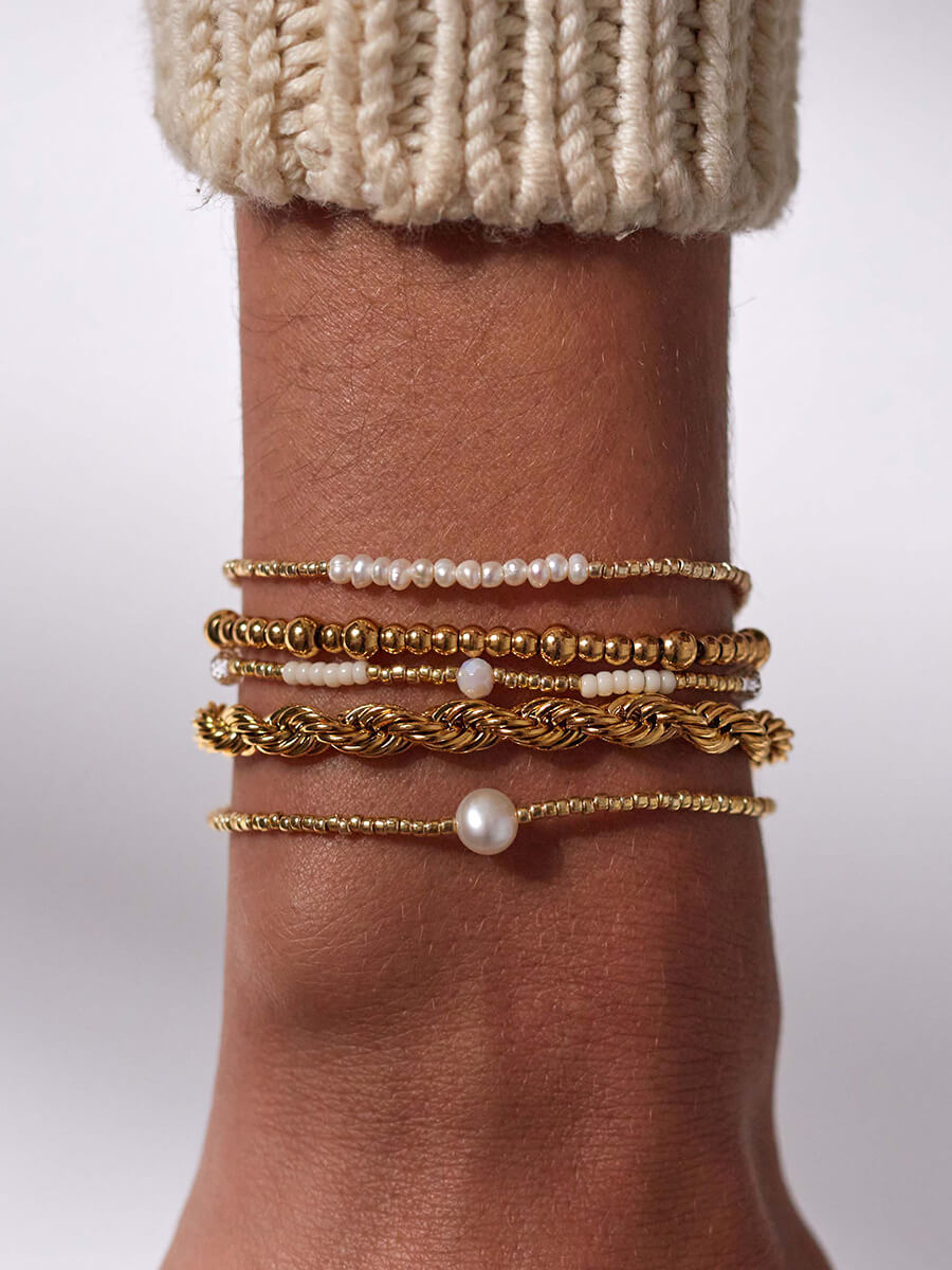 Anni Lu Clemence Bracelet - Ecru