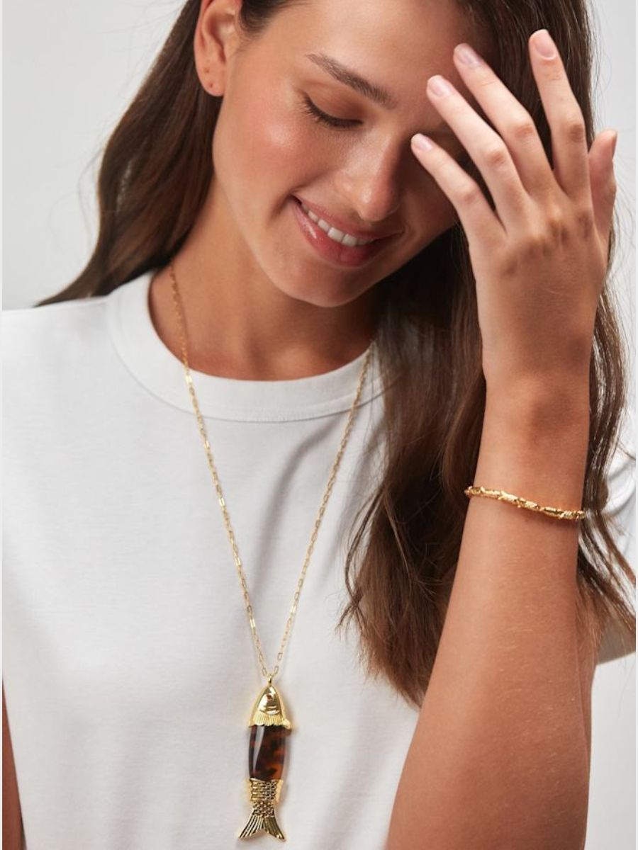 Anni Lu - Fishy Bracelet and Big Catch Necklace