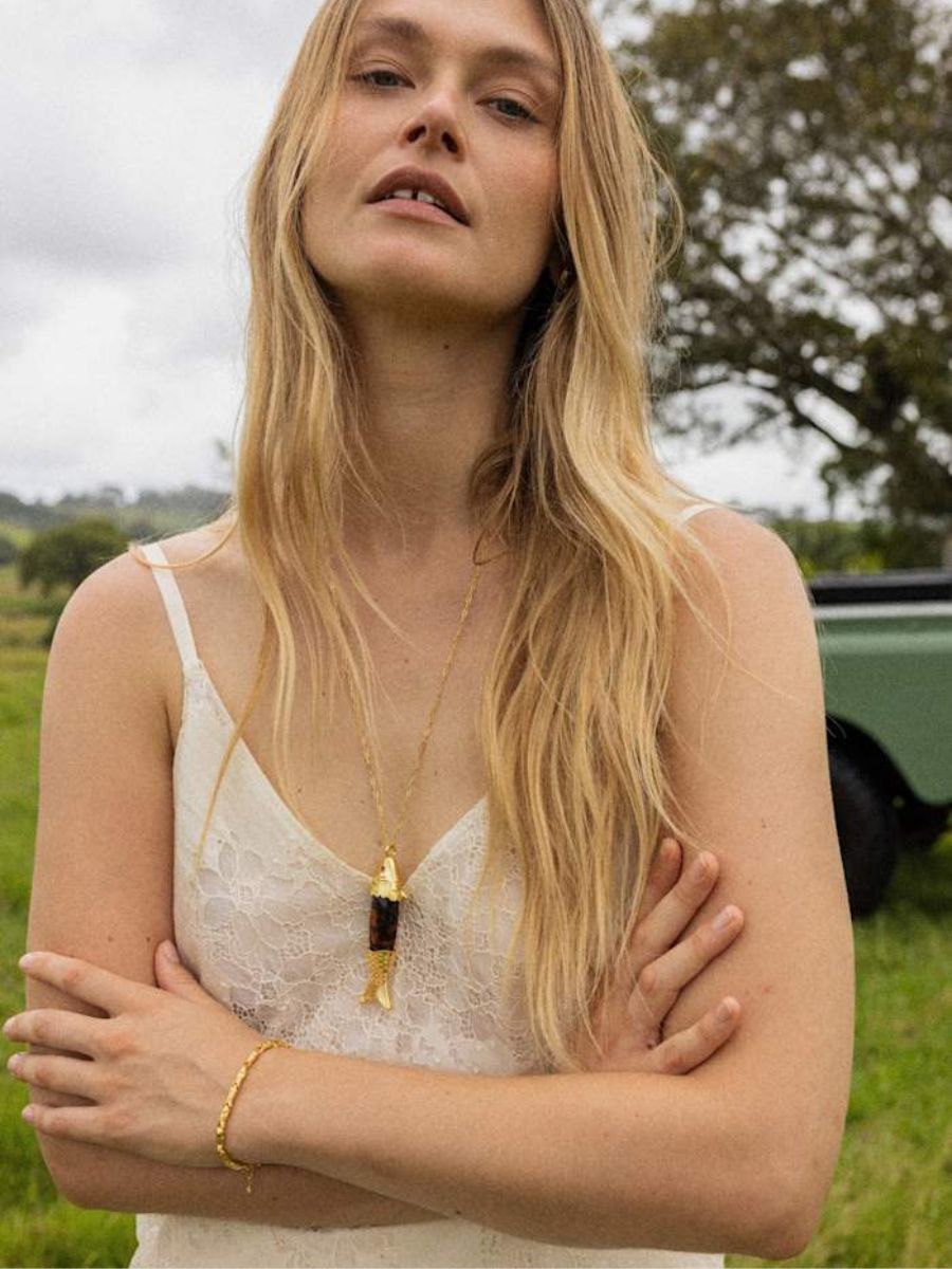 Anni Lu - Fishy Bracelet and Big Catch Necklace