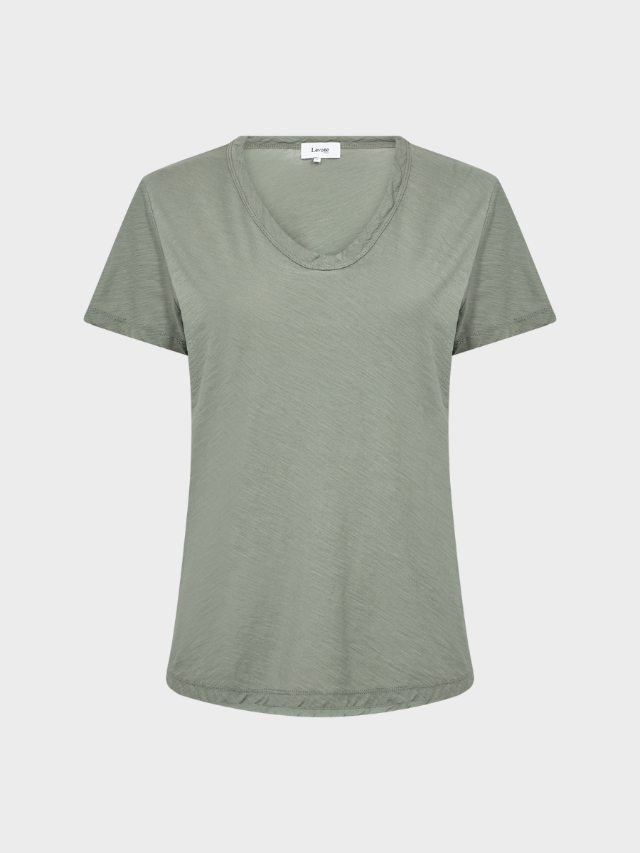Levete Room - Any2 V-Neck T-Shirt - Laurel