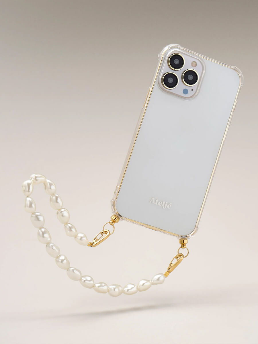 Ateljé Short Phone Cord - Cloudy