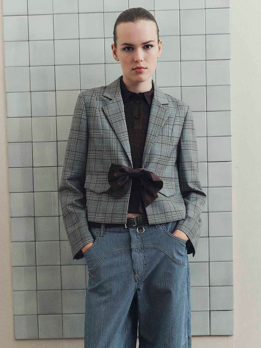 BAUM UND PFERDGARTEN
Benni Jacket - Grey Mini Check