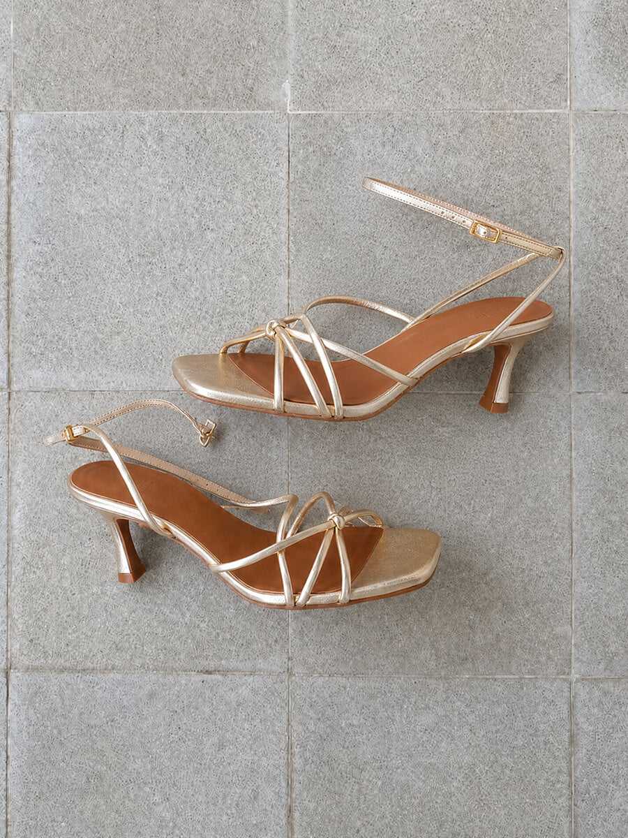 BILLI BI
Strappy Heel - Gold Nappa