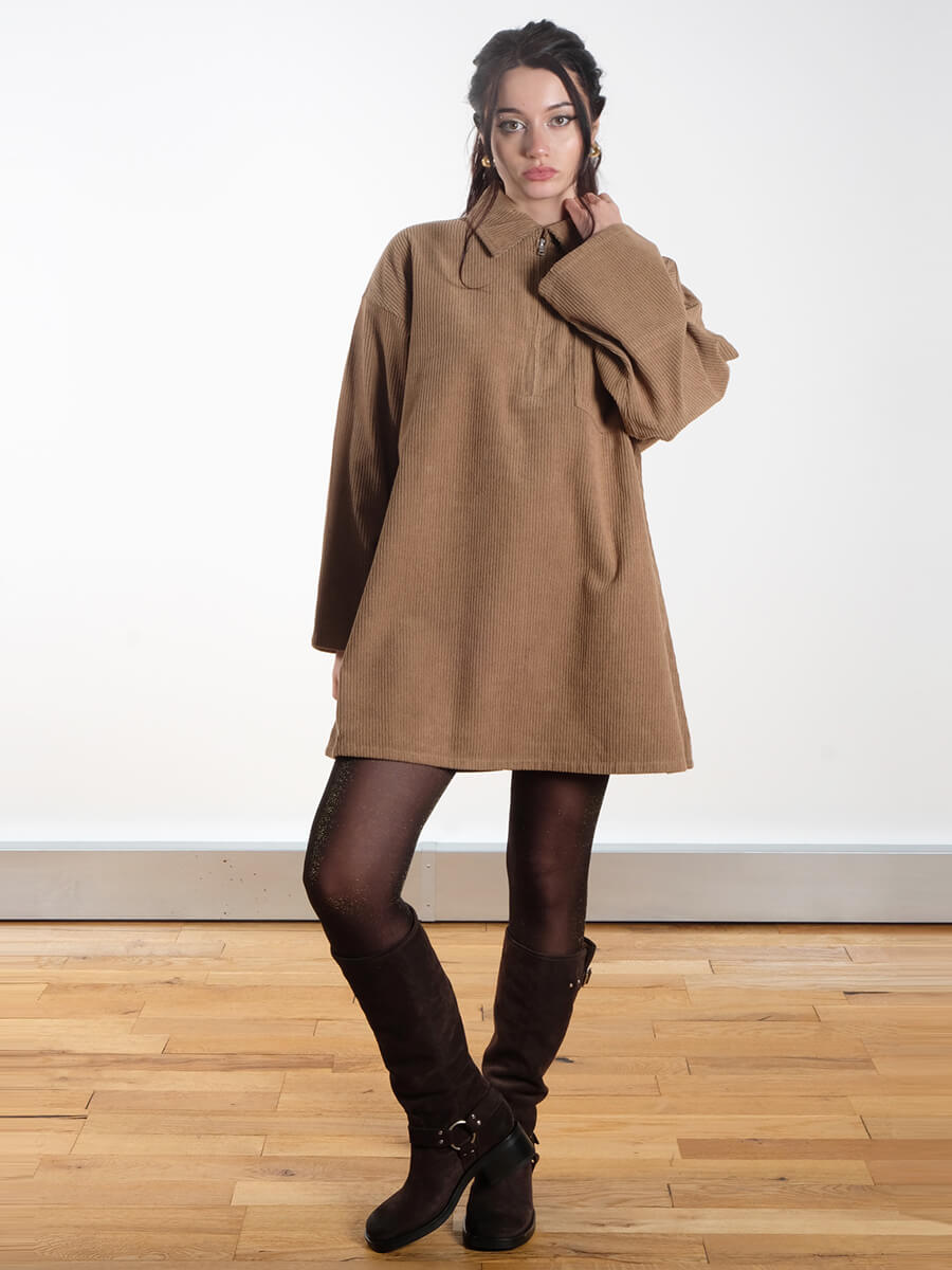 OBJECT
Alima Corduroy Mini Dress