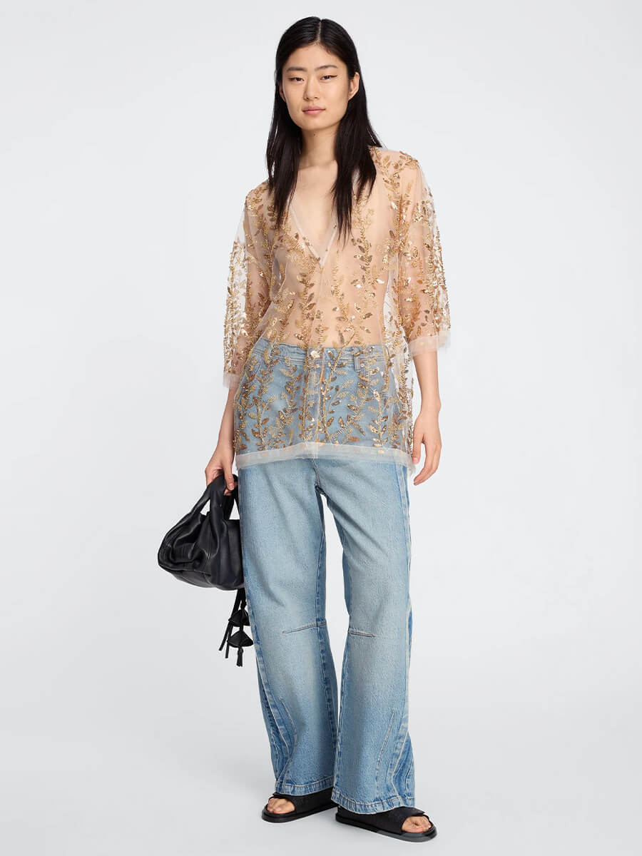 Munthe Babur Top - Gold