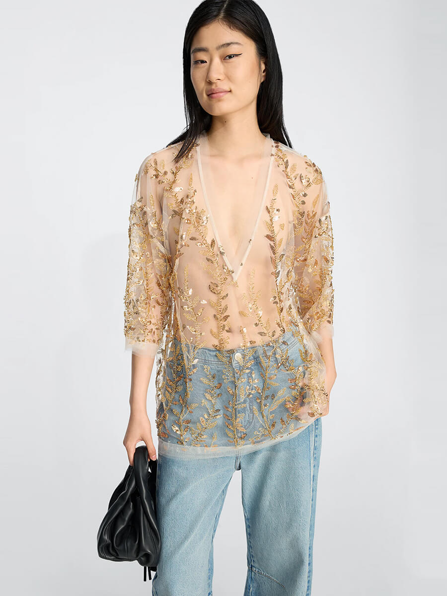 Munthe Babur Top - Gold