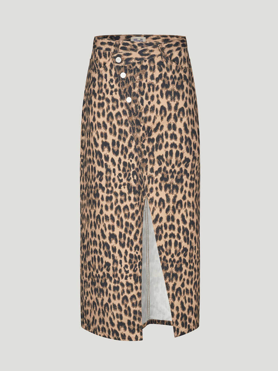 Baum und Pferdgarten Sigge Skirt - Brown Baum Leopard