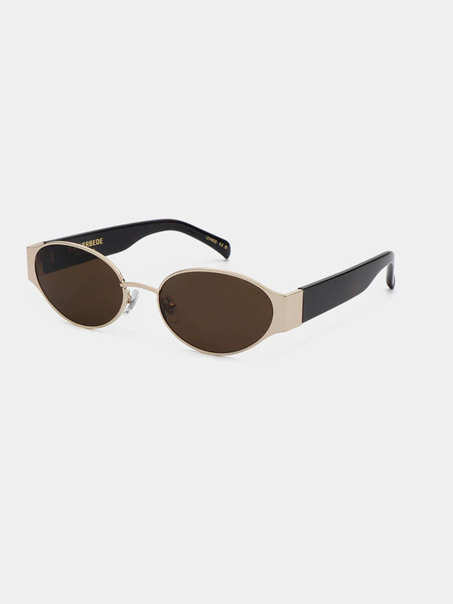 A.Kjærbede Bella Sunglasses - Gold Demi Tortoise
