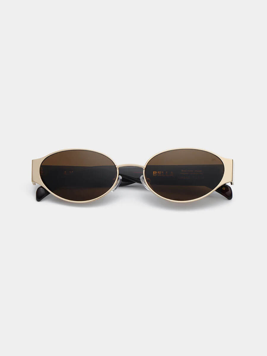A.Kjærbede Bella Sunglasses - Gold Demi Tortoise