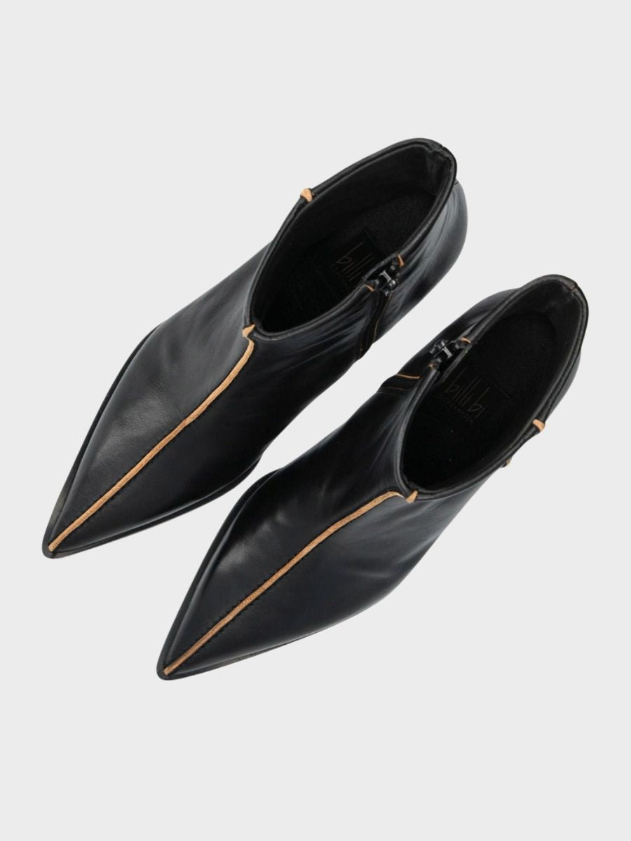 Billi Bi - Kitten Ankle Boots - Black Redwood