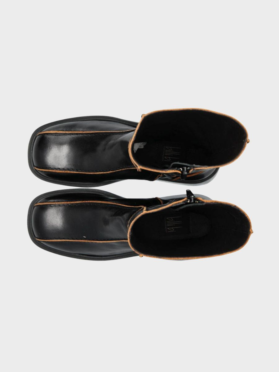 Billi Bi - Panel Boots - Black Redwood