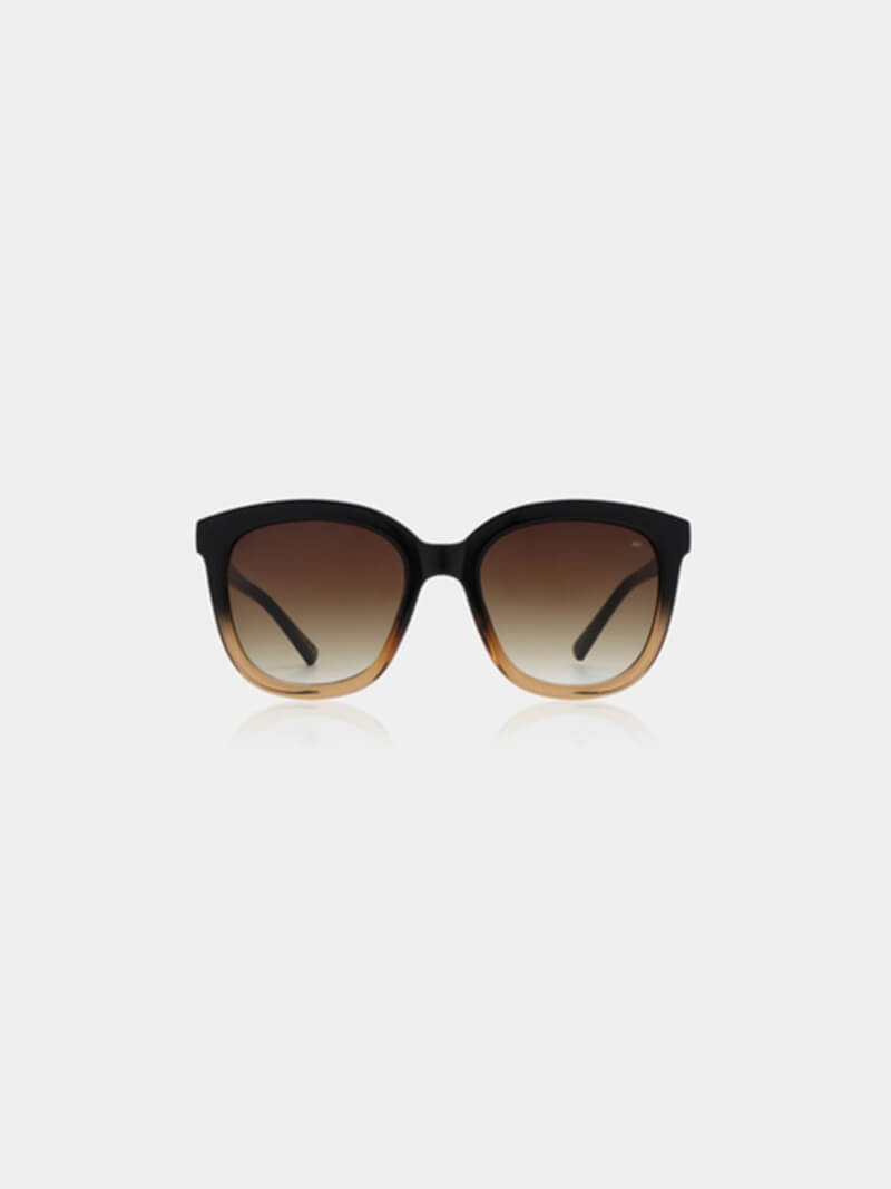 A.KJÆRBEDE Billy Sunglasses - Black/Brown Transparent
