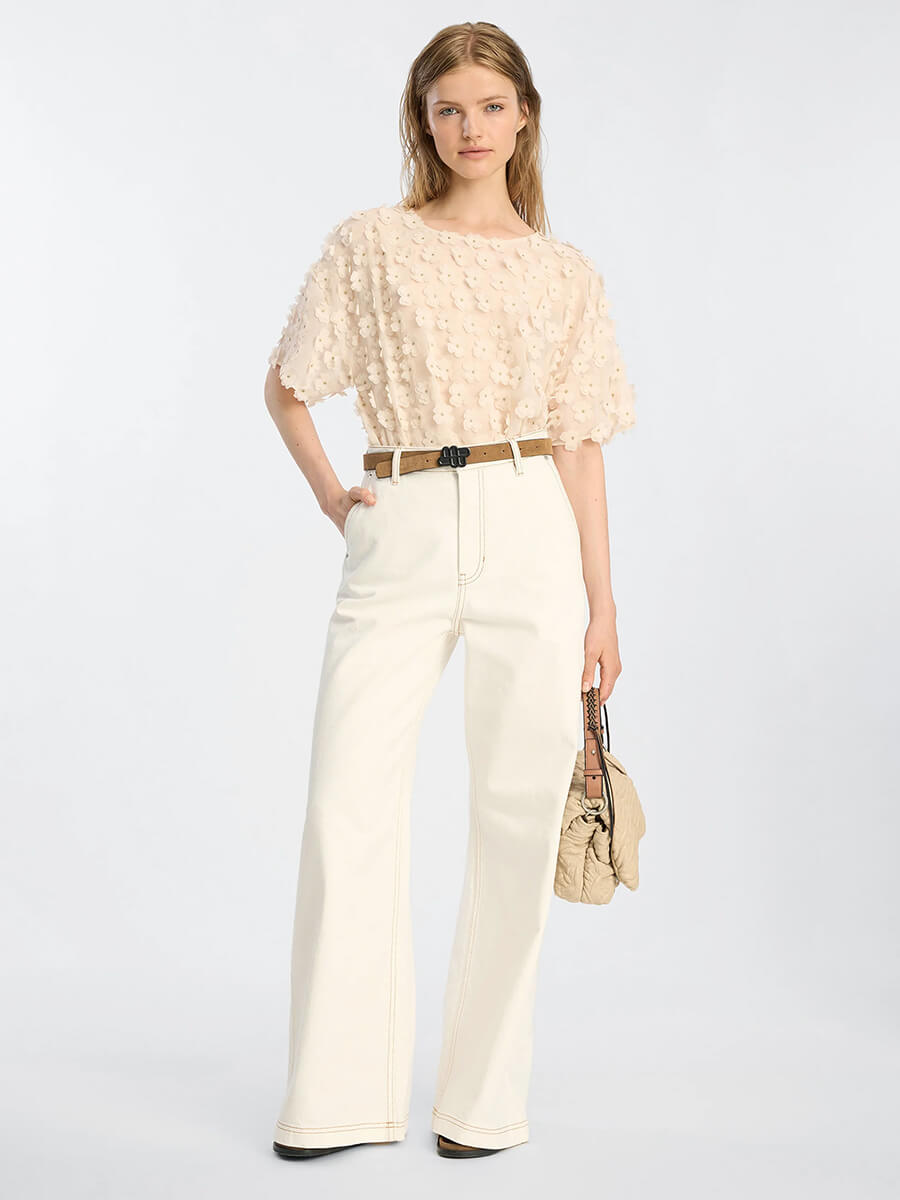 Munthe Bossi Top - Creme