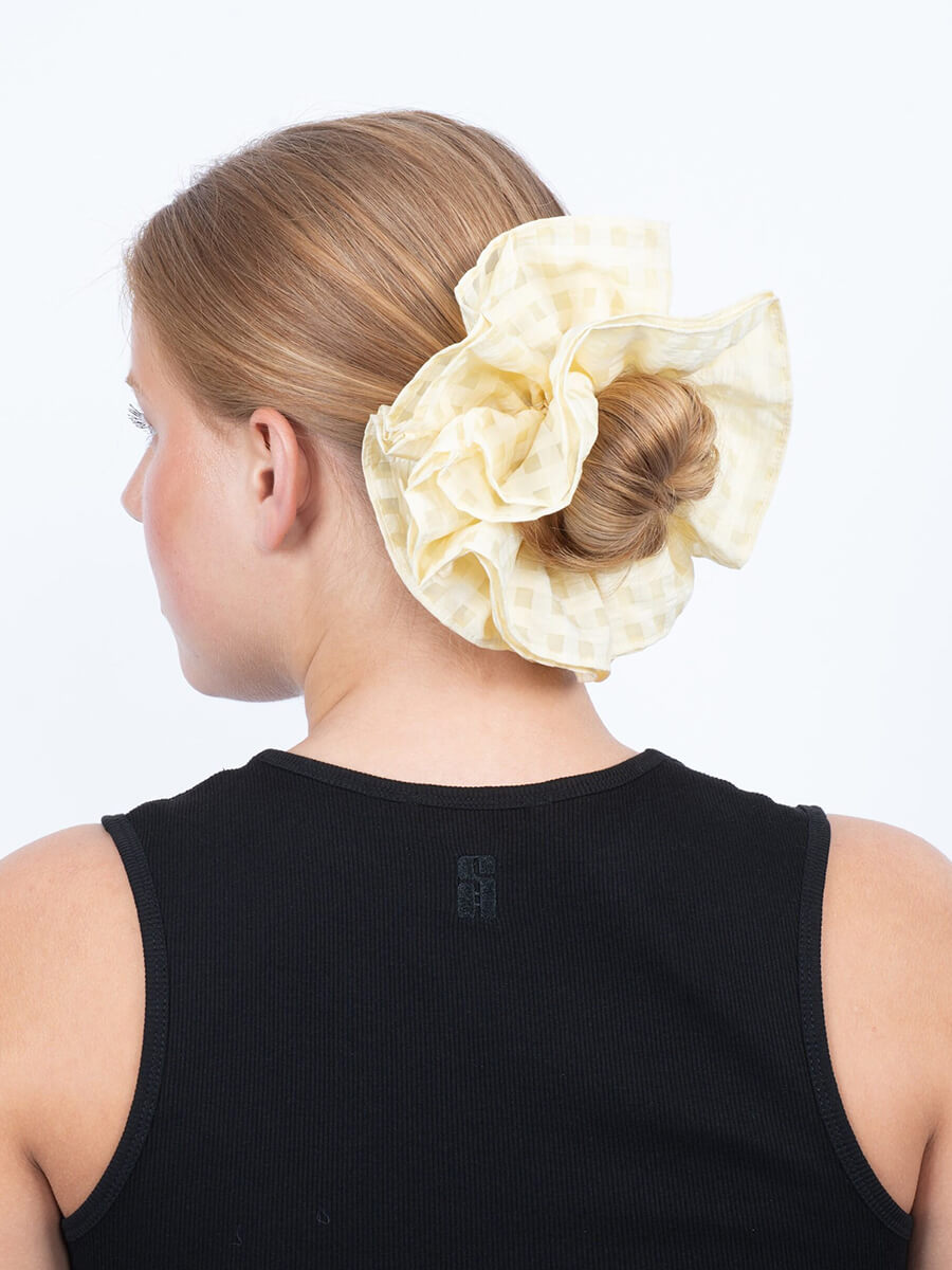 Sui Ava Joy Scrunchie - Yellow