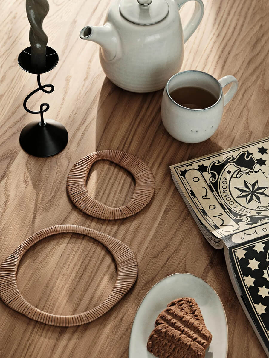 Broste Copenhagen Selma Candlestick Holder - Small.