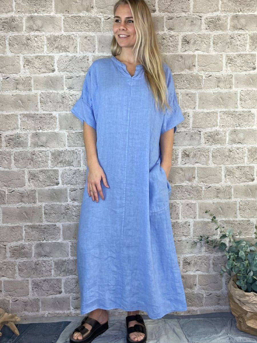 Cabana Living - Erantis Kaftan Dress - Azzurro
