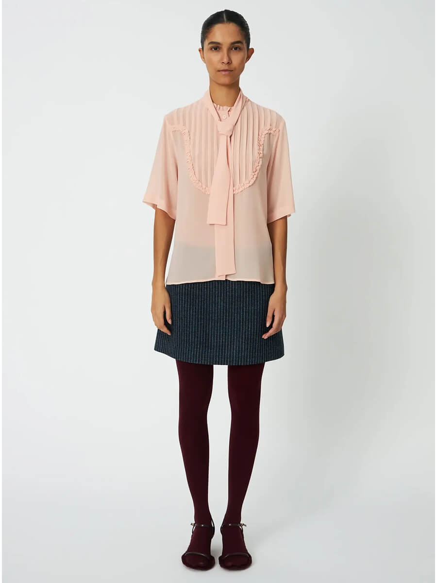 stella nova Chiffon Shirt - Soft Pink