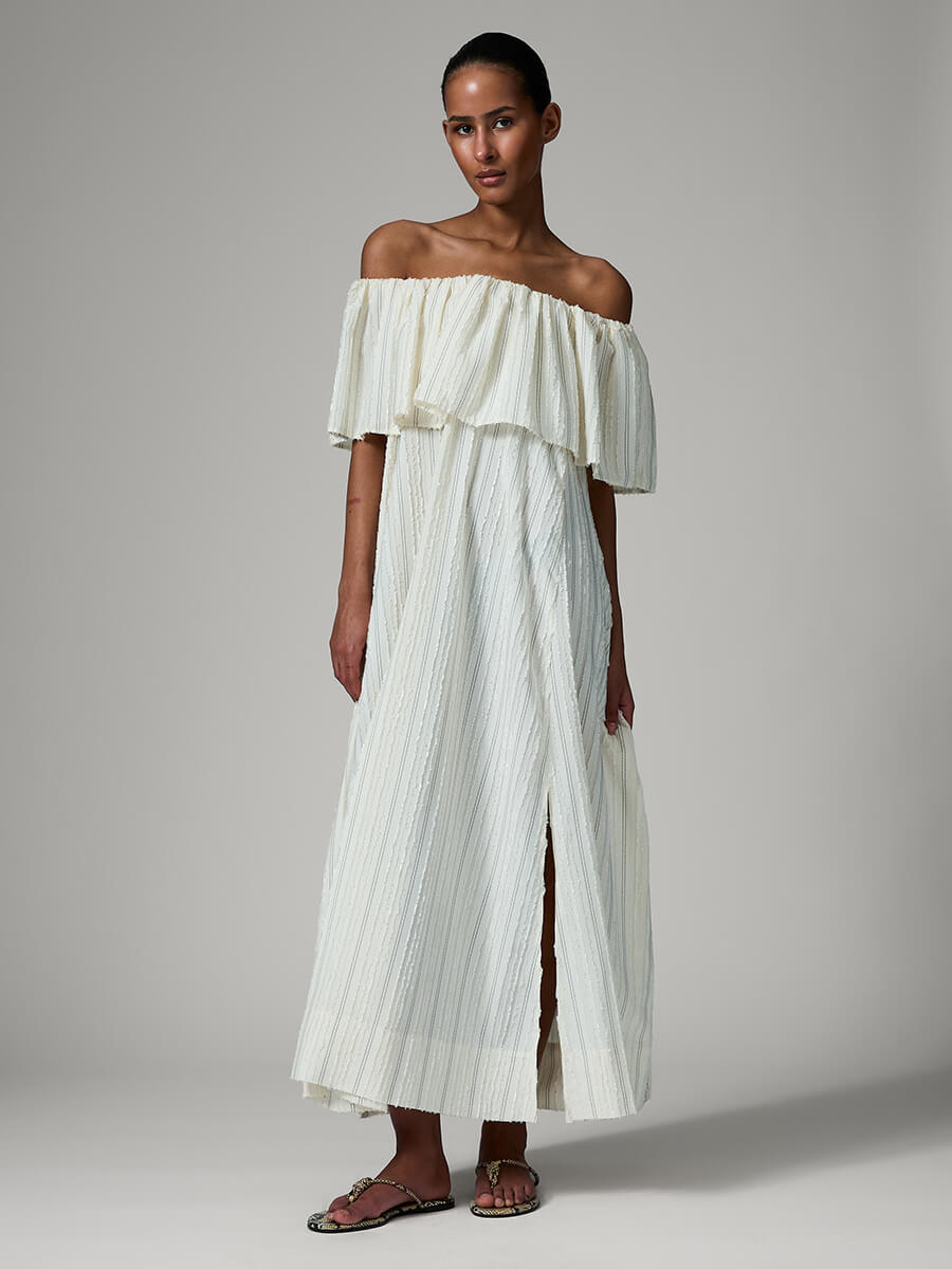 DAY BIRGER ET MIKKELSEN
Chrissi Raw Stripes Dress - Jet Stream