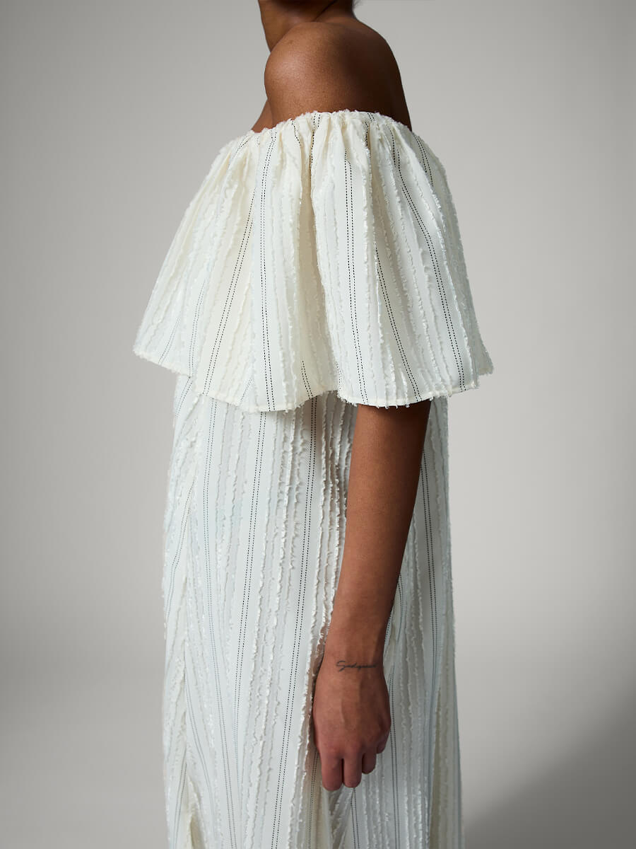 DAY BIRGER ET MIKKELSEN
Chrissi Raw Stripes Dress - Jet Stream